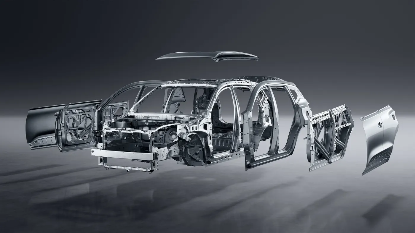CHERY автомашины их биеийн бүтцийн задалсан харагдац